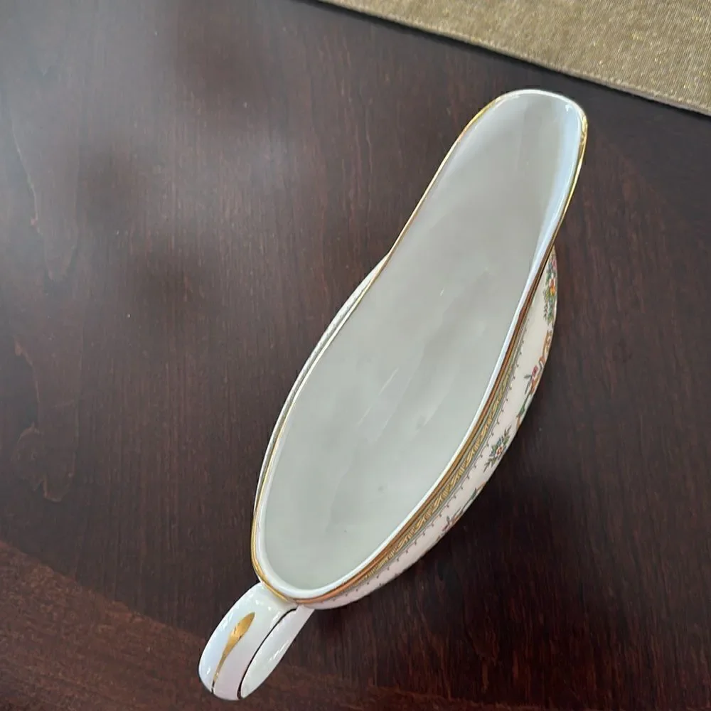 AYNSLEY Henley Gravy Ladle Bone China